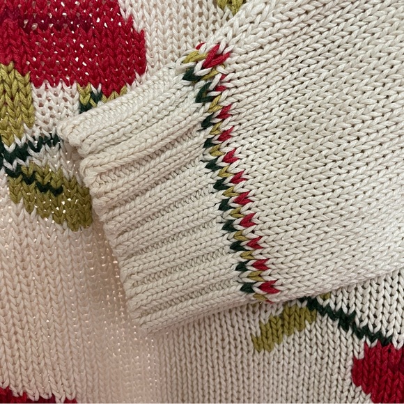 Vintage Floral Knit Sweater - Picture 5 of 6